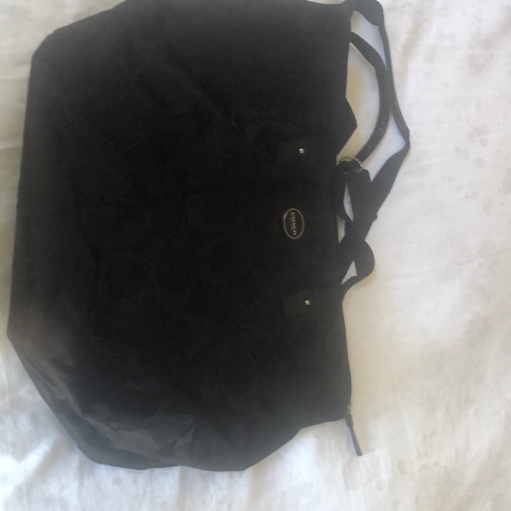 Coach black shoulder bag